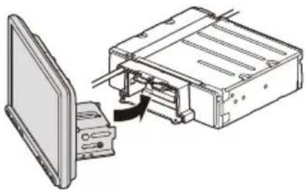 SONY XAV-AX8050D - ⑦ Organizácia kábla USB - 1