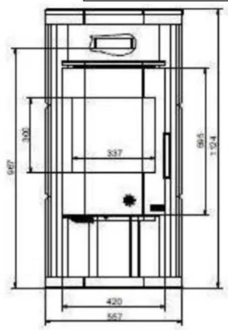 Wamsler Thyra - Disegni dimensionali e dati - 1