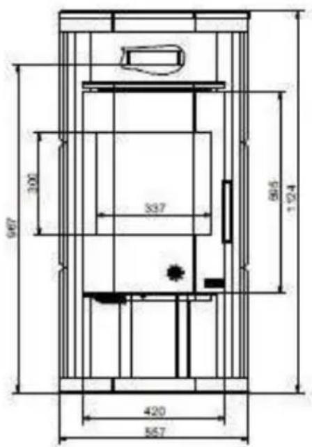 Wamsler Thyra - Plans avec les dimensions - 1