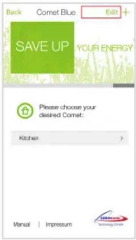 Back Comet Blue Edit + SAVE UP YOUR ENERGY Please choose your desired Comet: Kitchen > Manual | Impressum