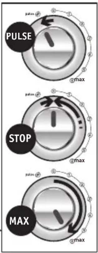 PULSE max STOP max MAX