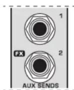 BEHRINGER XENYX QX1622USB - Aux send jacks - 2