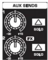 BEHRINGER XENYX QX1622USB - Monitor and effects busses (Aux Sends) - 1