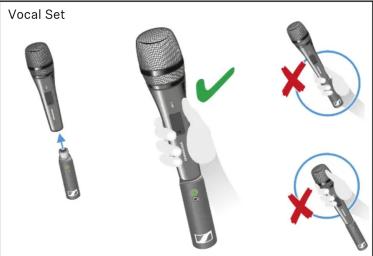 Vocal Set ✓ × ×
