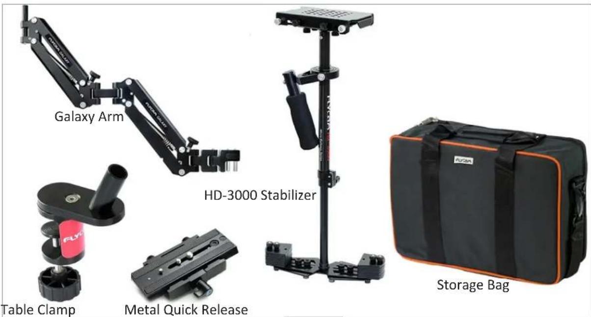 Flycam HD-3000 - What's In The Box - 1