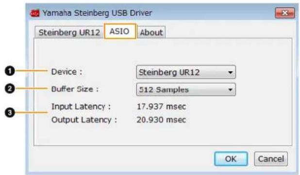 STEINBERG UR12 - ASIO Window - 1