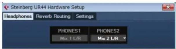 STEINBERG UR44 - Hardware Setup Window - 1