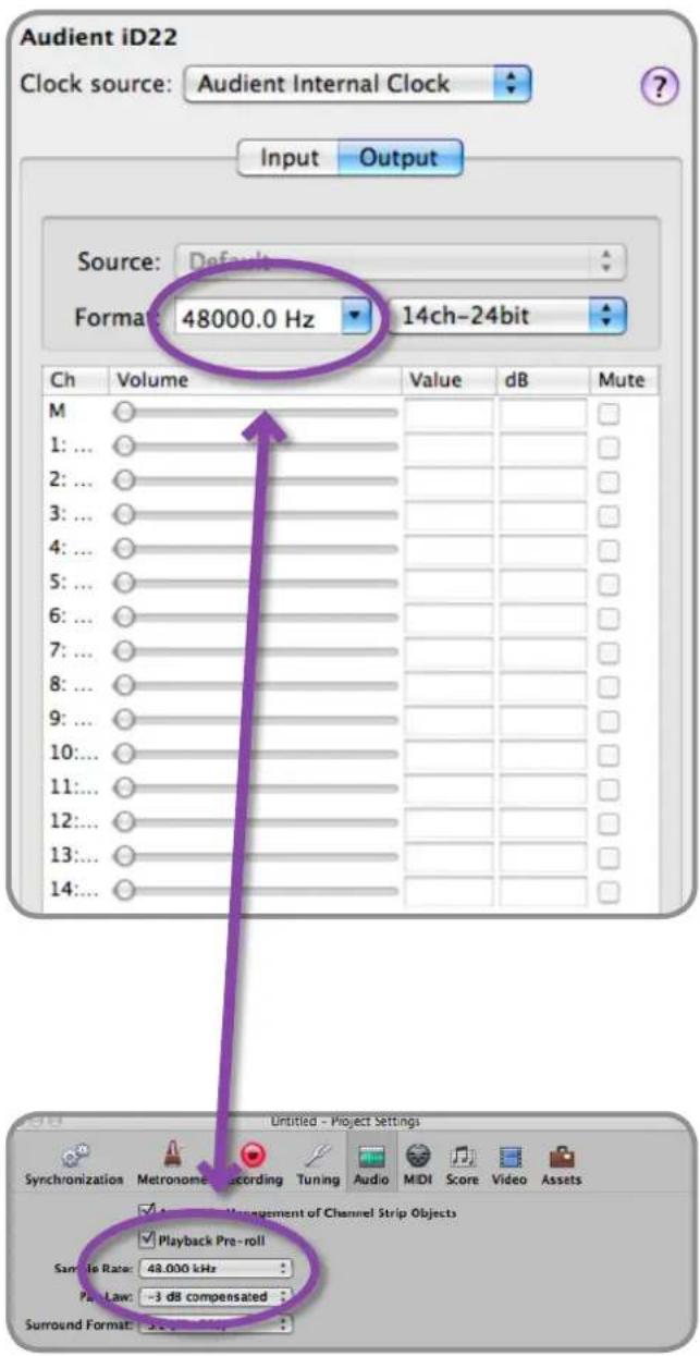 Audient iD22 - Operation with Logic Pro - 2