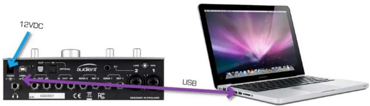 Audient iD22 - Connect iD22 - 3