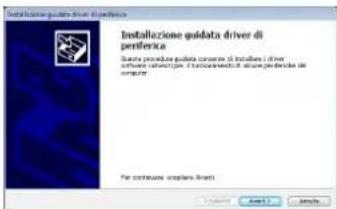 Installazione guidata driver di perififferia Data procedure guidata conceita di installar i driver software (reversi per il localmente di attuale perifidio del computer) Per continuare osfaltivi i venti.