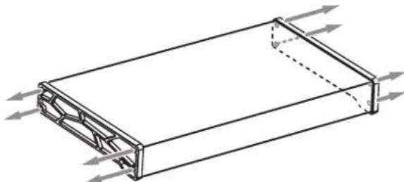 TASCAM US-16x08 - Fixation d'équerres de montage en rack - 1