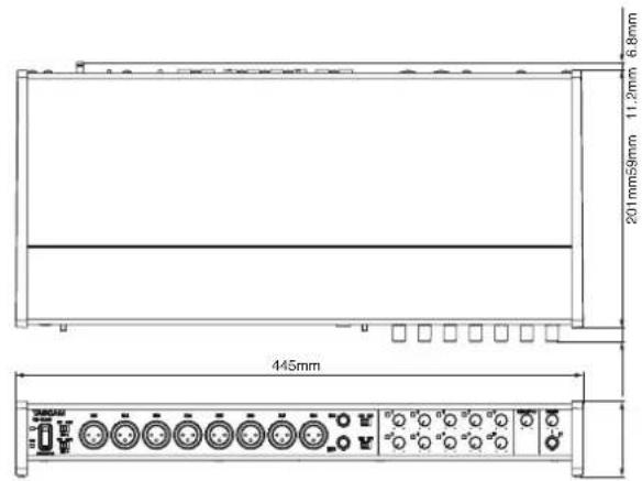 TASCAM US-16x08 - Betriebstemperaturbereich - 1