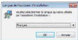 Langue de l'assistant d'installation veuillez sélectionner la langue qui sera utilise per l'assistant d'installation : Françes OK Annuler