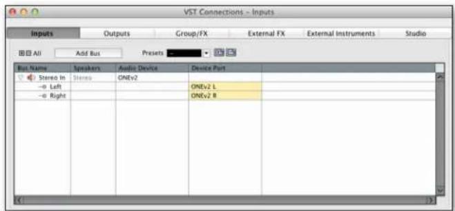 Apogee One - Mac OS: Using ONE with Cubase/Nuendo (continued) - 1