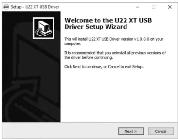 ESI U22 XT - Installation under Windows - 1