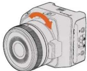 Blackmagic Design Micro Studio Camera 4K - Attaching a Lens - 3