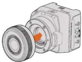 Blackmagic Design Micro Studio Camera 4K - Attaching a Lens - 2