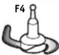 KRUPS Prep&Cook XL HP50A815 - 7- Press the locks (D2) and then remove the bowl assembly (D) (See Fig. 12). - 24