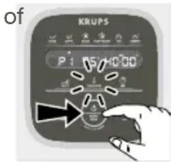 of KRUPS P: 15 H0:00