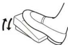 Easy Home MD 17329 - Controlling the sewing speed - 1