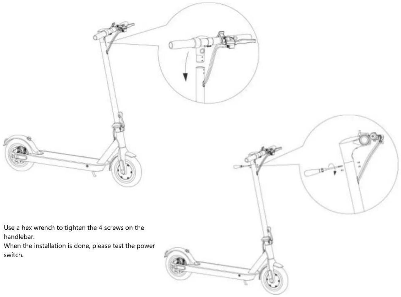 Momo Design MONACO85 - HOW TO UNFOLD THE ELECTRIC KICKSCOOTER - 3