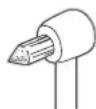 PANASONIC EW1313 - ▶ Ortodontisk dyse - 1