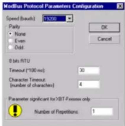 SCHNEIDER XBTN401 - Step 3 - Configure the protocol parameters - 1