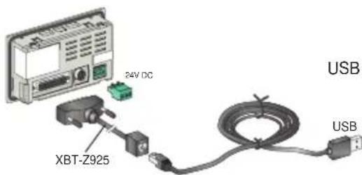 SCHNEIDER XBTN401 - Power supply mode: 24 V DC external power supply - 3