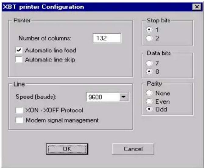 SCHNEIDER XBTN401 - Configure printer - 1