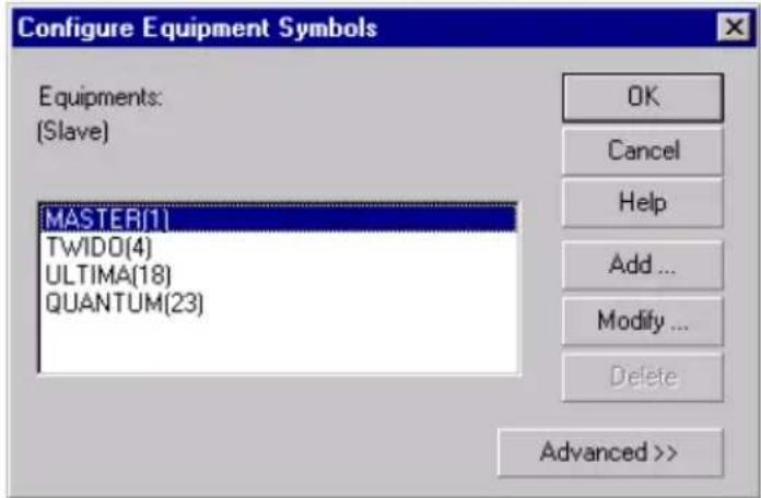 SCHNEIDER XBTN401 - Configuration equipment window - 1