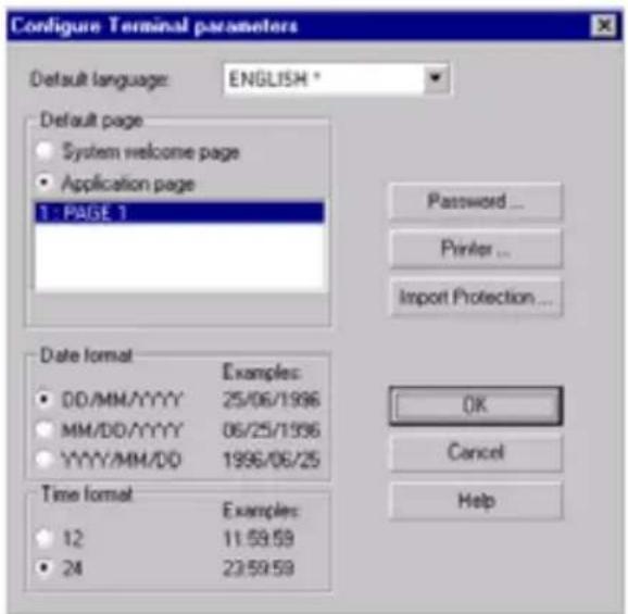 SCHNEIDER XBTN401 - Step 2 - Configure the terminal parameters - 1