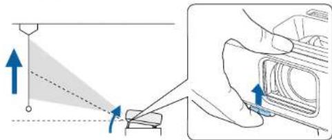 EPSON EB-X49 - Úprava výšky obrazu - 1
