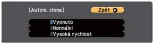 [Autom. clona] Vypnuto Normáni Vysoká rychlost