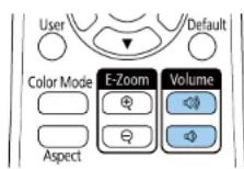 EPSON EB-X49 - Ovládání hlasitosti tlačítky hlasitosti - 2