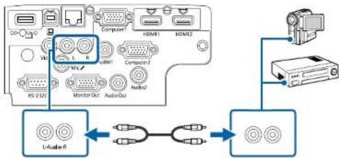 EPSON EB-X49 - Připojení projektoru - 3