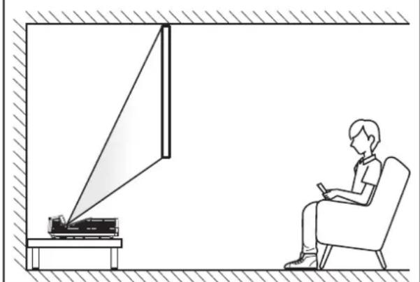 OPTOMA EH330UST - Instalace projektoru - 2