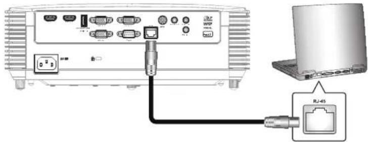 OPTOMA W308STe - LAN RJ45 - 1