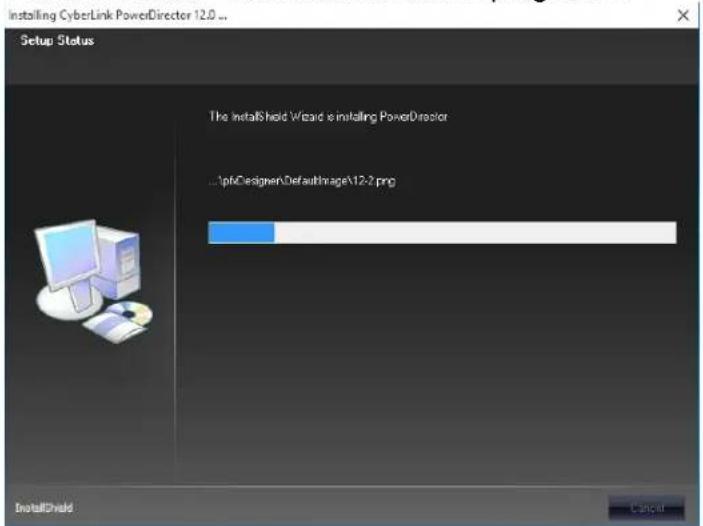 Diamond VC500 - PowerDirector" installation is now in progress ... - 1