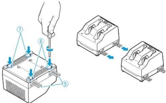 SENNHEISER SK 9000 - Cascading several chargers - 1
