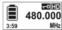 SENNHEISER SK 9000 - "Display" – Selecting a standard display - 1