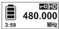 SENNHEISER SK 9000 - "Display" – Selecting a standard display - 1