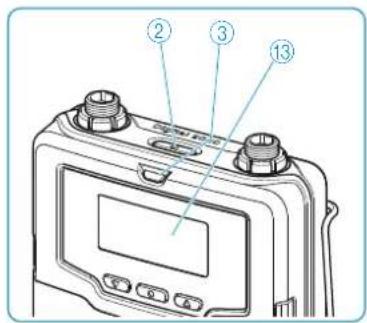 SENNHEISER SK 9000 - Switching the SK 9000 on/off - 2