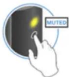 SENNHEISER XSW-D - Muting the audio signal ▼ - 2