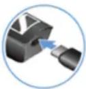 SENNHEISER XSW-D - Charging the rechargeable battery ▼ - 1