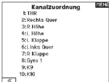 SPEKTRUM NX10 - Rx-Anschlusszuweisungen - 2
