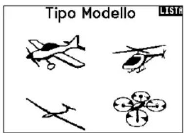 Tipo Modello LISTA