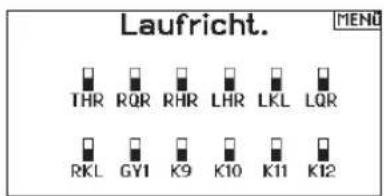 Laufricht. THR RQR RHR LHR LKL LQR RKL GY1 K9 K10 K11 K12