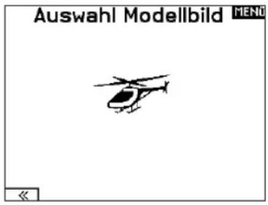 Auswahl Modellbild MENU