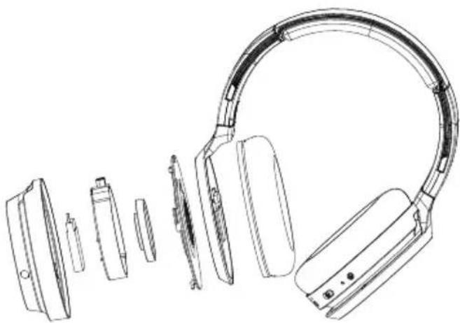 PHILIPS TAH5205 - Vyjmutí integrované baterie - 1