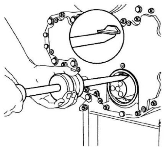 VDL Futura FMD2 - Removing an oil seal - 1